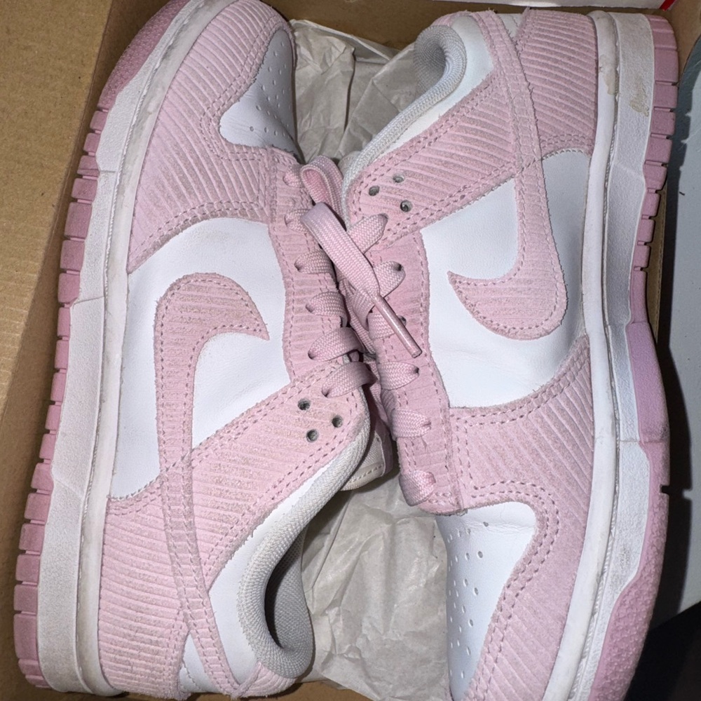 Nike Women's Pink Corduroy Sneakers